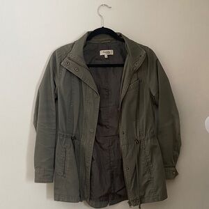 Charlotte Russe Olive Green Utility Jacket Size Small